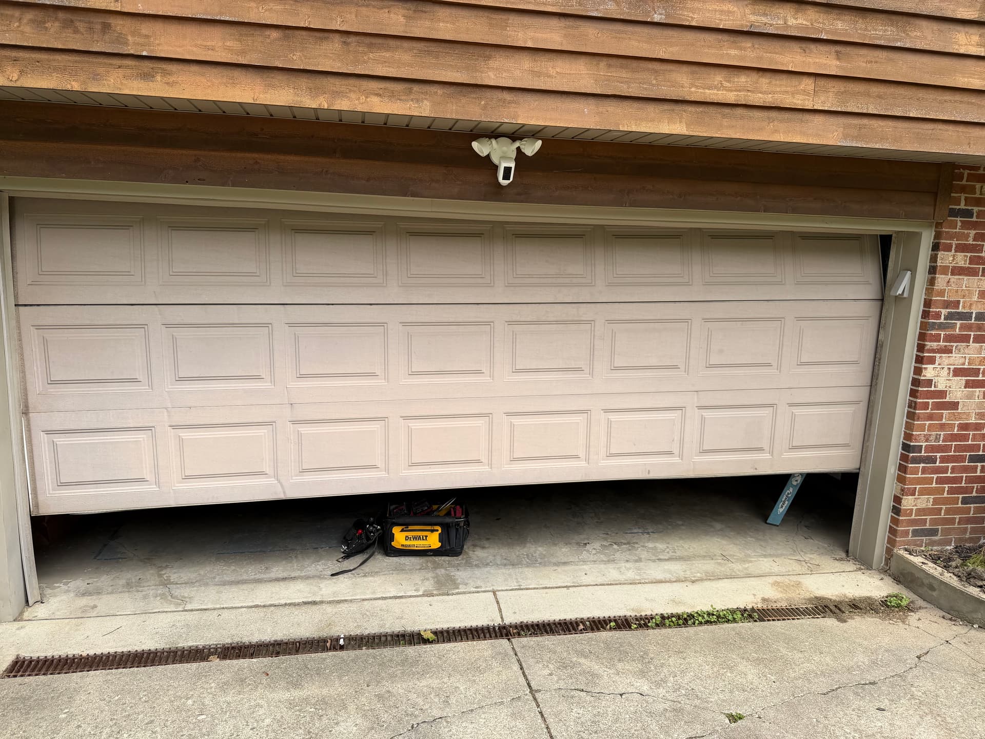 Garage Door Off Track on a Saturday - Back in Business Fast image