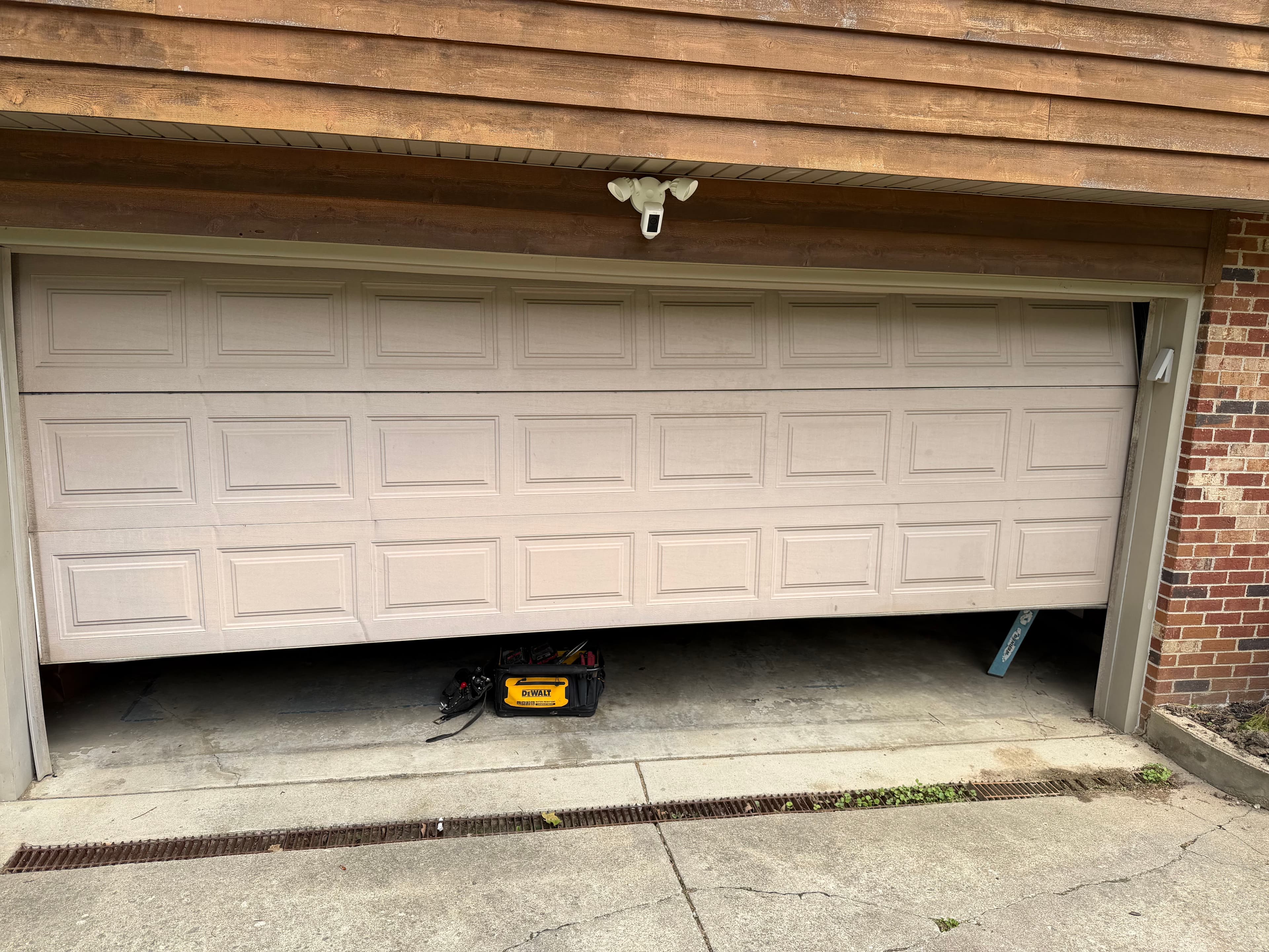 Project Garage Door Off Track on a Saturday - Back in Business Fast image
