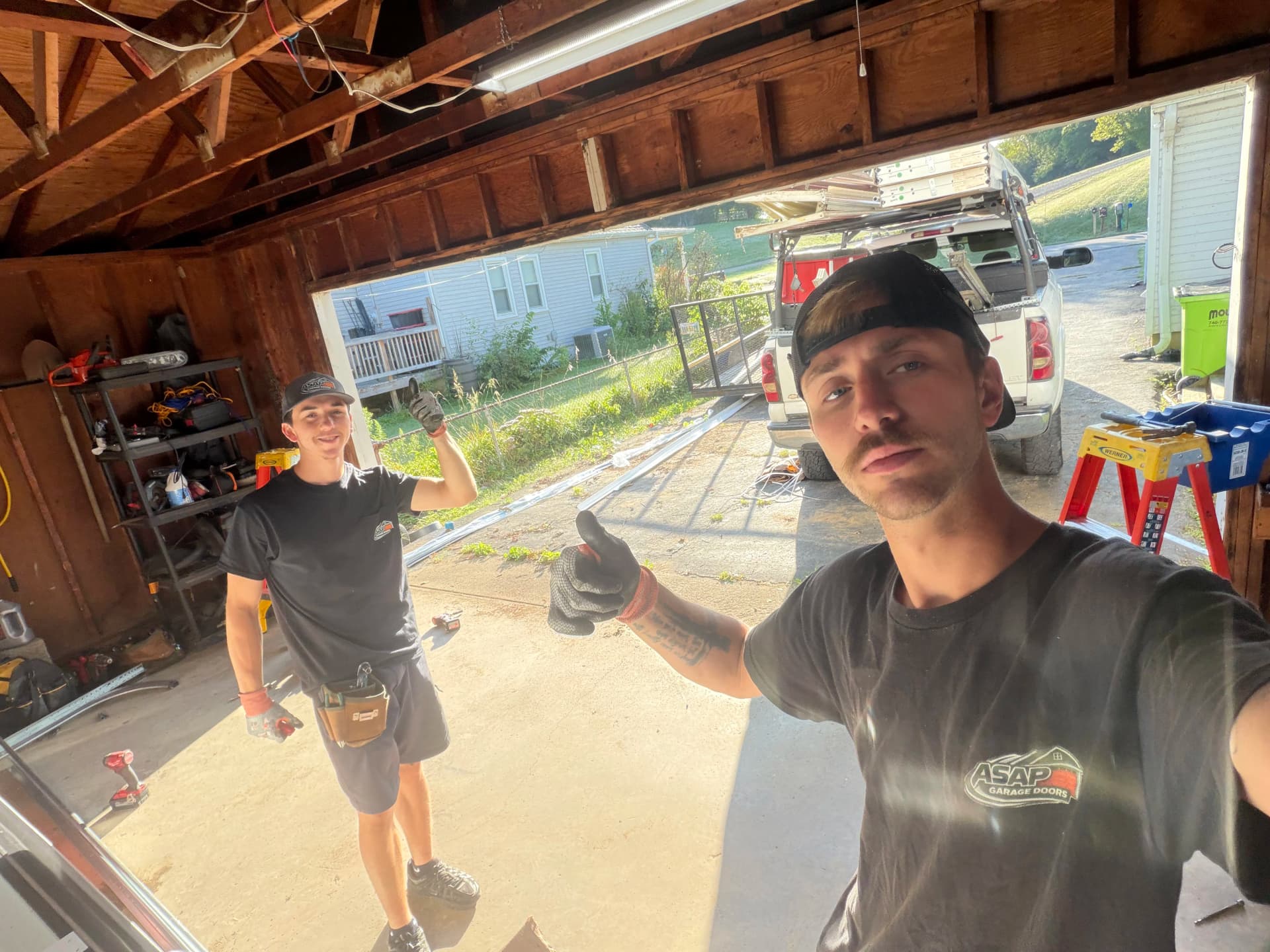 New Garage Doors and a New Tech Joining the ASAP Team image
